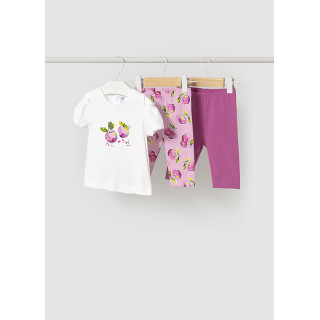 Conjunto 3 peças t-shirt + 2 corsários