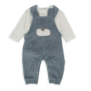 Conjunto de Jardineira Bebé Urso