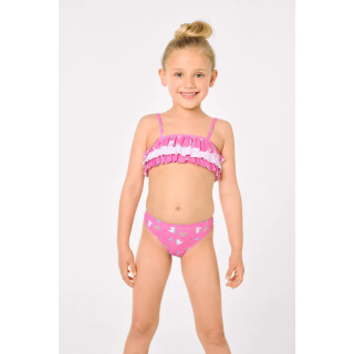 Bikini unicórnio folhos