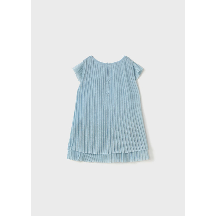 Vestido plissado brilho Vestido plissado brilho
