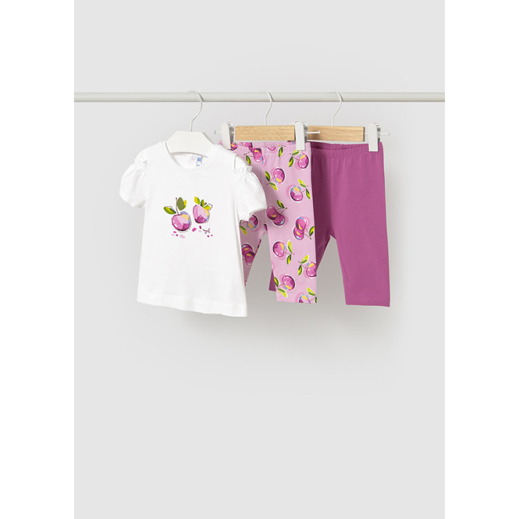 Conjunto T-shirt e 2 corsários