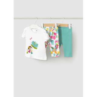 Conjunto T-shirt e 2 corsários