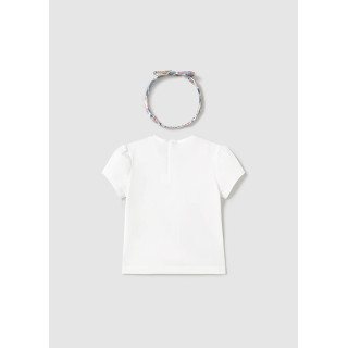 T-shirt e fita de cabelo T-shirt e fita de cabelo