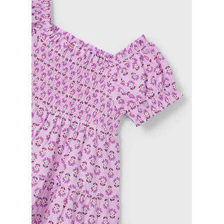 Vestido estampado ninho de abelha Vestido estampado ninho de abelha