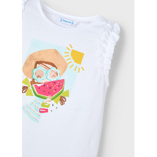 T-shirt sem mangas menina T-shirt sem mangas menina