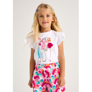 T-shirt aplicações menina