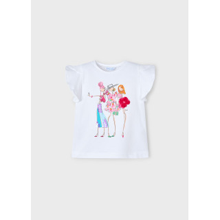 T-shirt aplicações menina T-shirt aplicações menina