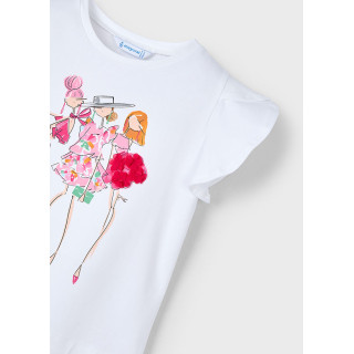 T-shirt aplicações menina T-shirt aplicações menina