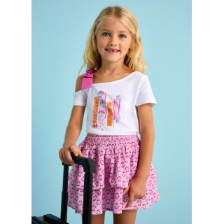 T-shirt assimétrica menina T-shirt assimétrica menina