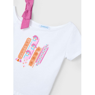 T-shirt assimétrica menina T-shirt assimétrica menina