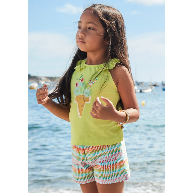 Conjunto calção e t-shirt menina Conjunto calção e t-shirt menina