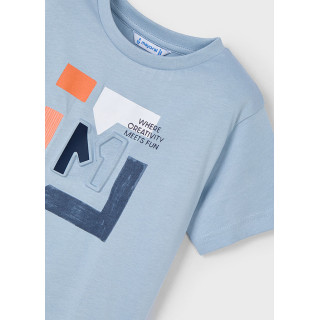 T-shirt letra relevo menino T-shirt letra relevo menino