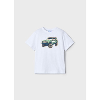 T-shirt letra relevo menino