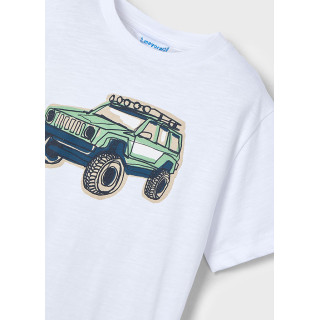 T-shirt letra relevo menino
