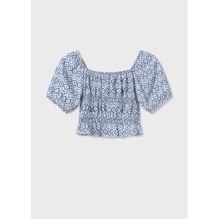 T-Shirt franzidos bambula rapariga