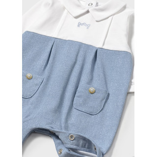 Babygrow comprido gola recém nascido