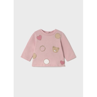 Camisola manga comprida recém nascida