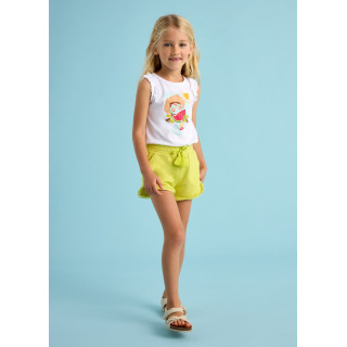 Calções Menina algodão Calções Menina algodão