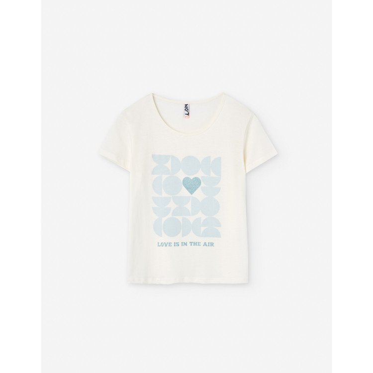T-shirt brilhos Rapariga