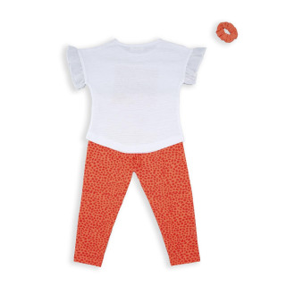 conjunto leggings e scrunchie cabelo