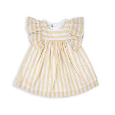 Vestido riscas menina