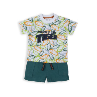 Conjunto calção e t-shirt menino