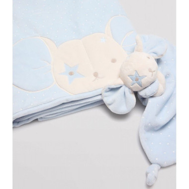 Conjunto de manta e Doudou